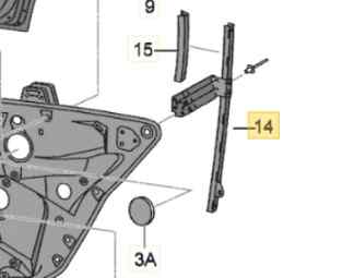 6L4839066D ELEVALUNAS TRASERO DERECHO SEAT IBIZA (6L1)