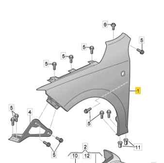 ALETA DELANTERA IZQUIERDA