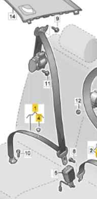 CINTURON SEGURIDAD TRASERO IZQUIERDO VOLKSWAGEN T-CROSS