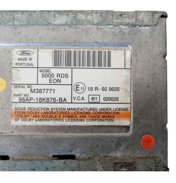SISTEMA AUDIO RADIO CD FORD FOCUS BERLINA (CAK) foto 5