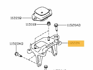 SOPORTE MOTOR IZQUIERDO NISSAN QASHQAI (J10)
