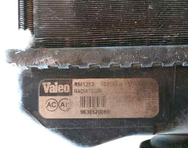 9638520080 RADIADOR AGUA CITROEN C3
