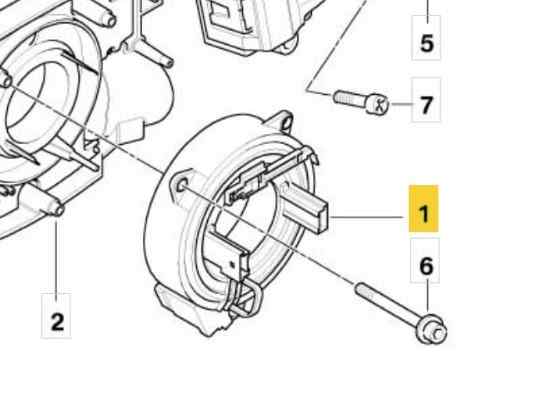 ANILLO AIRBAG BMW SERIE 5 TOURING (E61)