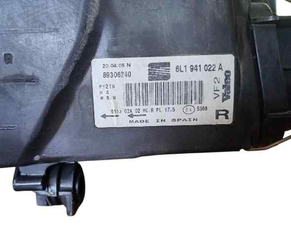 6L1941022A FARO DERECHO SEAT IBIZA (6L1)