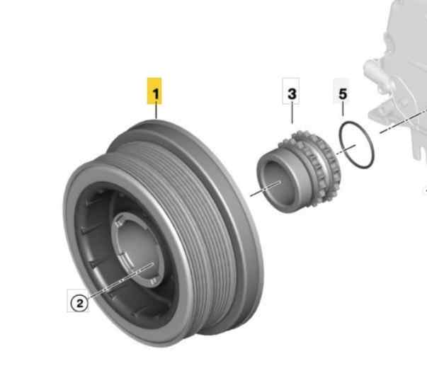 POLEA CIGUEÑAL BMW SERIE 5 TOURING (E61)