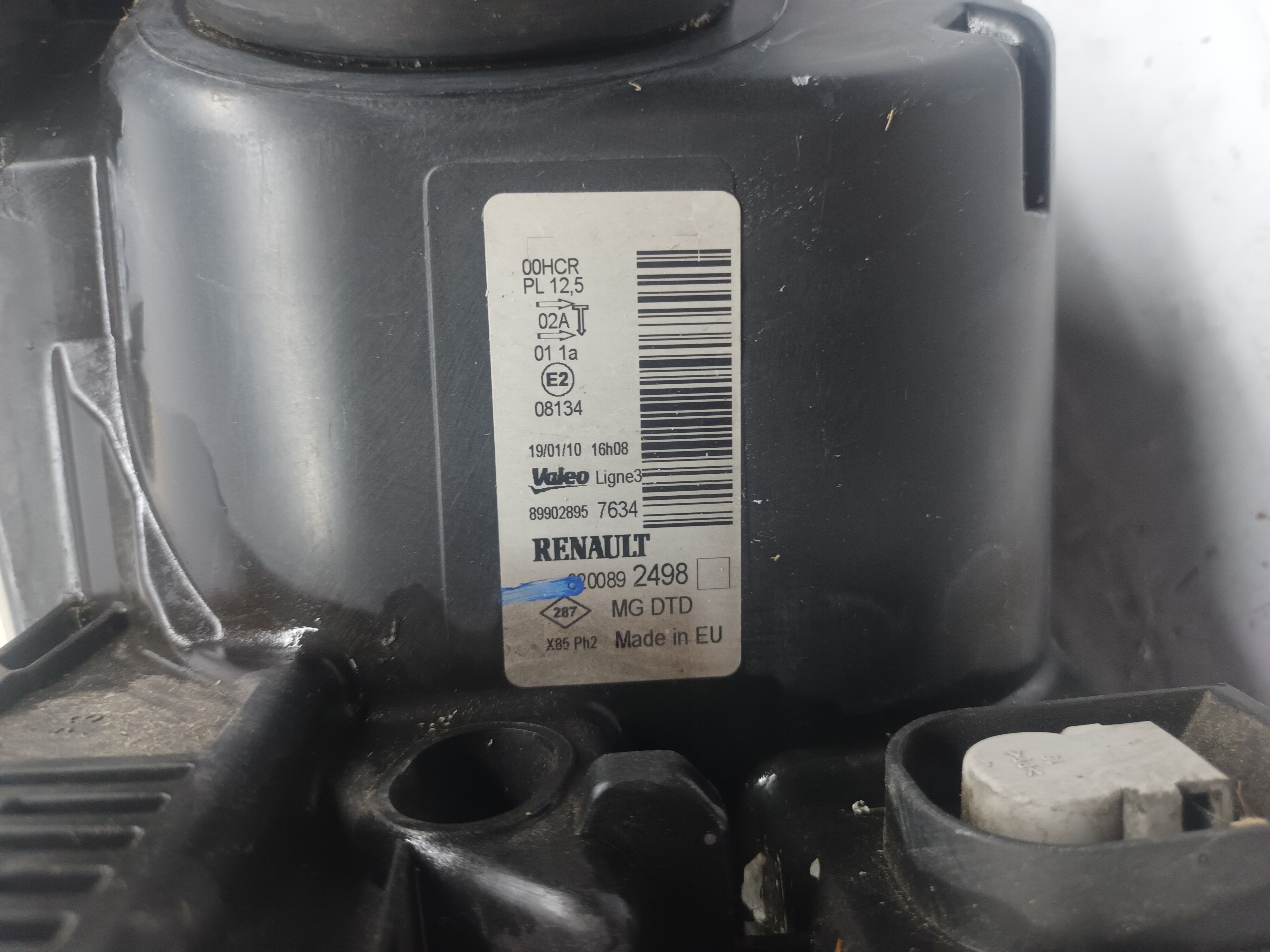 FARO DERECHO RENAULT CLIO III foto 4
