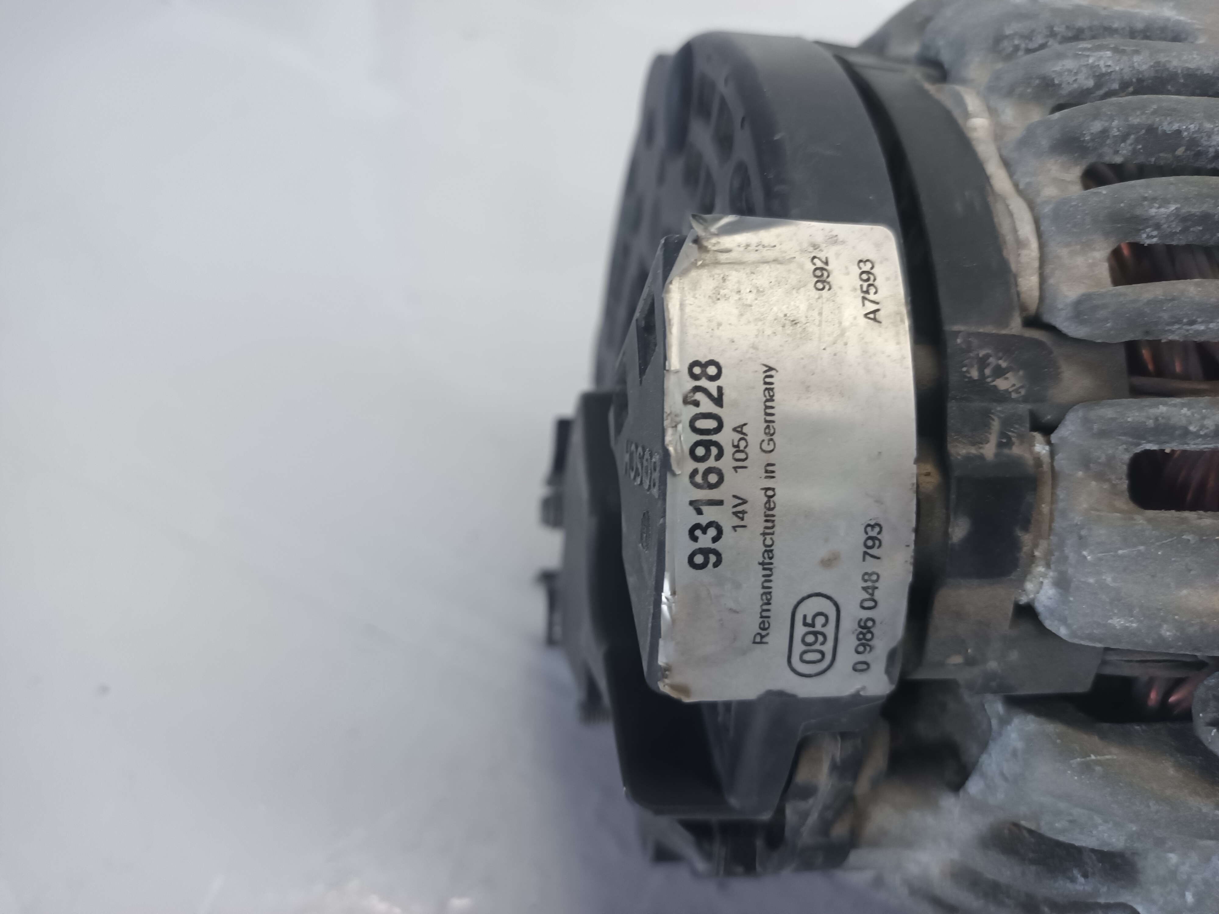 ALTERNADOR OPEL ZAFIRA B foto 5