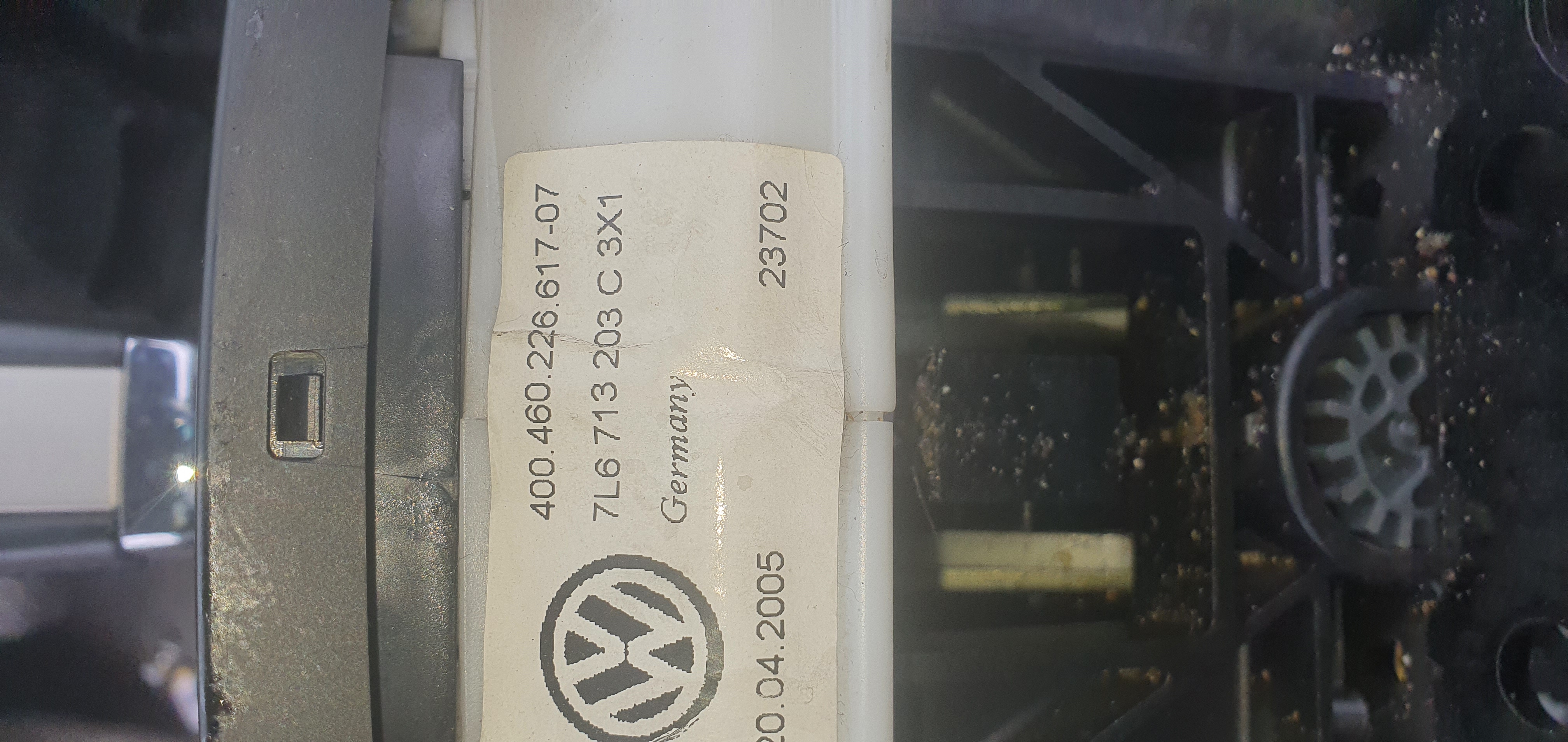 PALANCA CAMBIO VOLKSWAGEN TOUAREG (7L6) foto 2