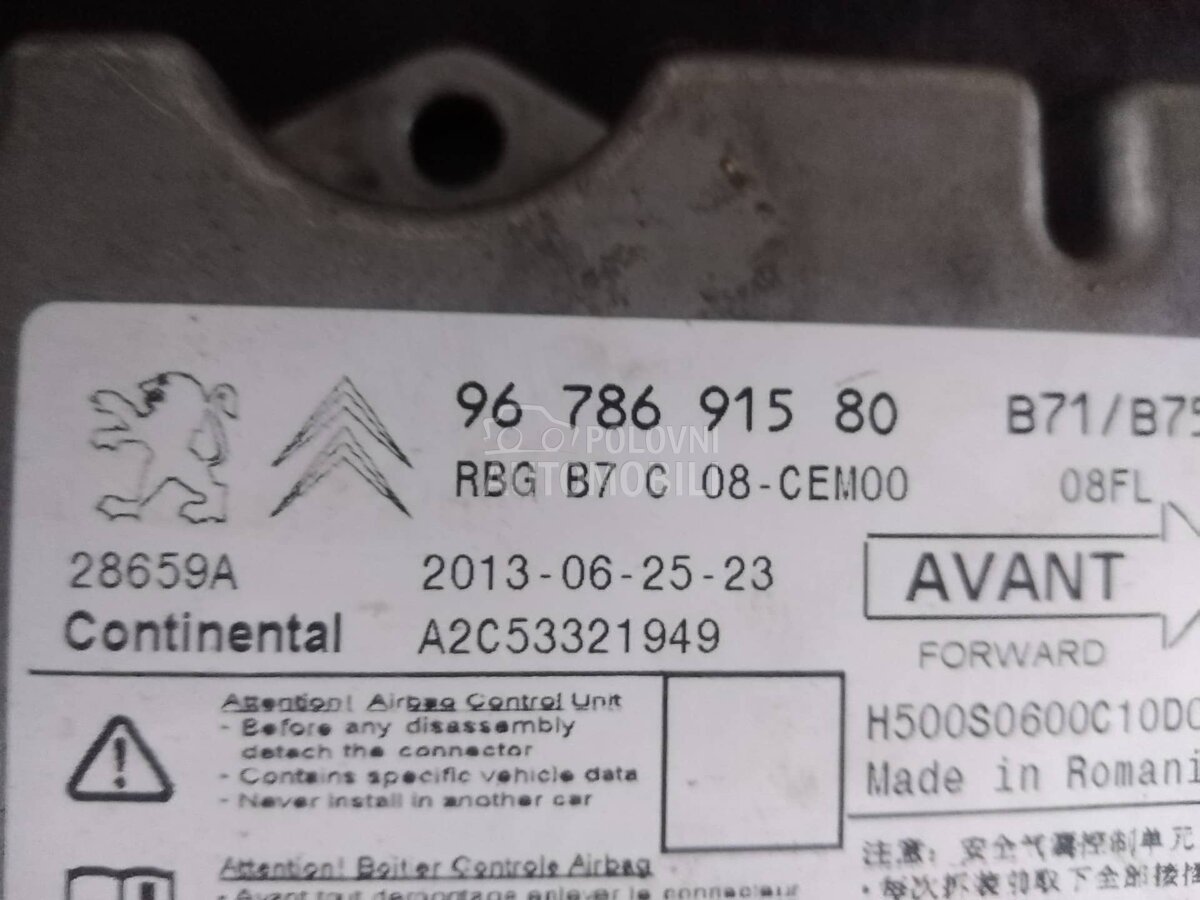 CENTRALITA AIRBAG