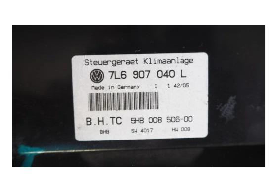 MANDO CLIMATIZADOR VOLKSWAGEN TOUAREG (7L6) foto 2