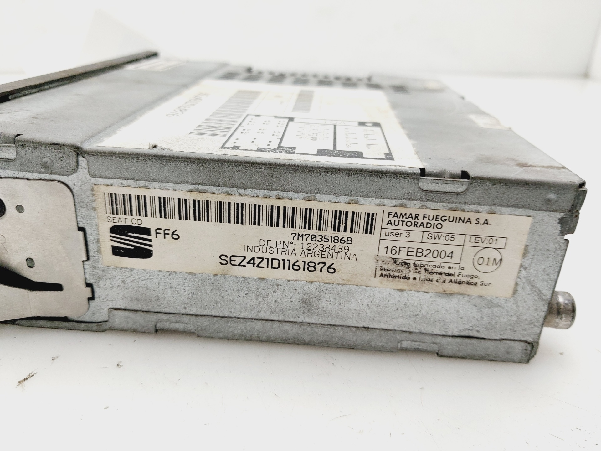 SISTEMA AUDIO  RADIO CD